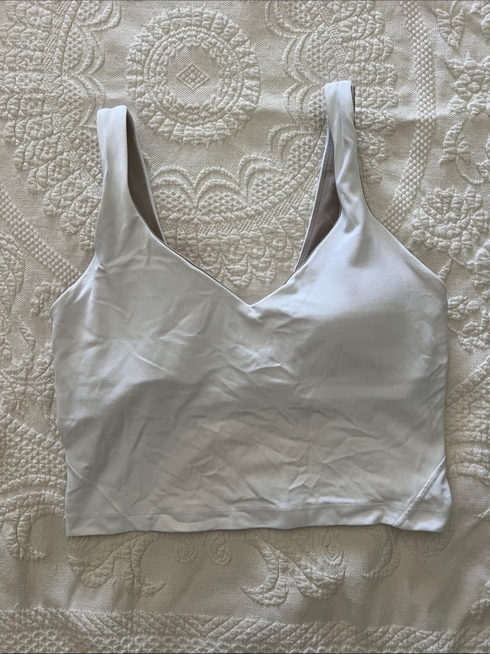 lululemon athletica white align tank